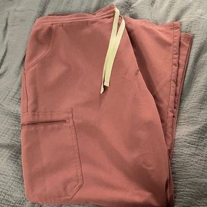 Figs Size large/petite Mauve color scrub pants